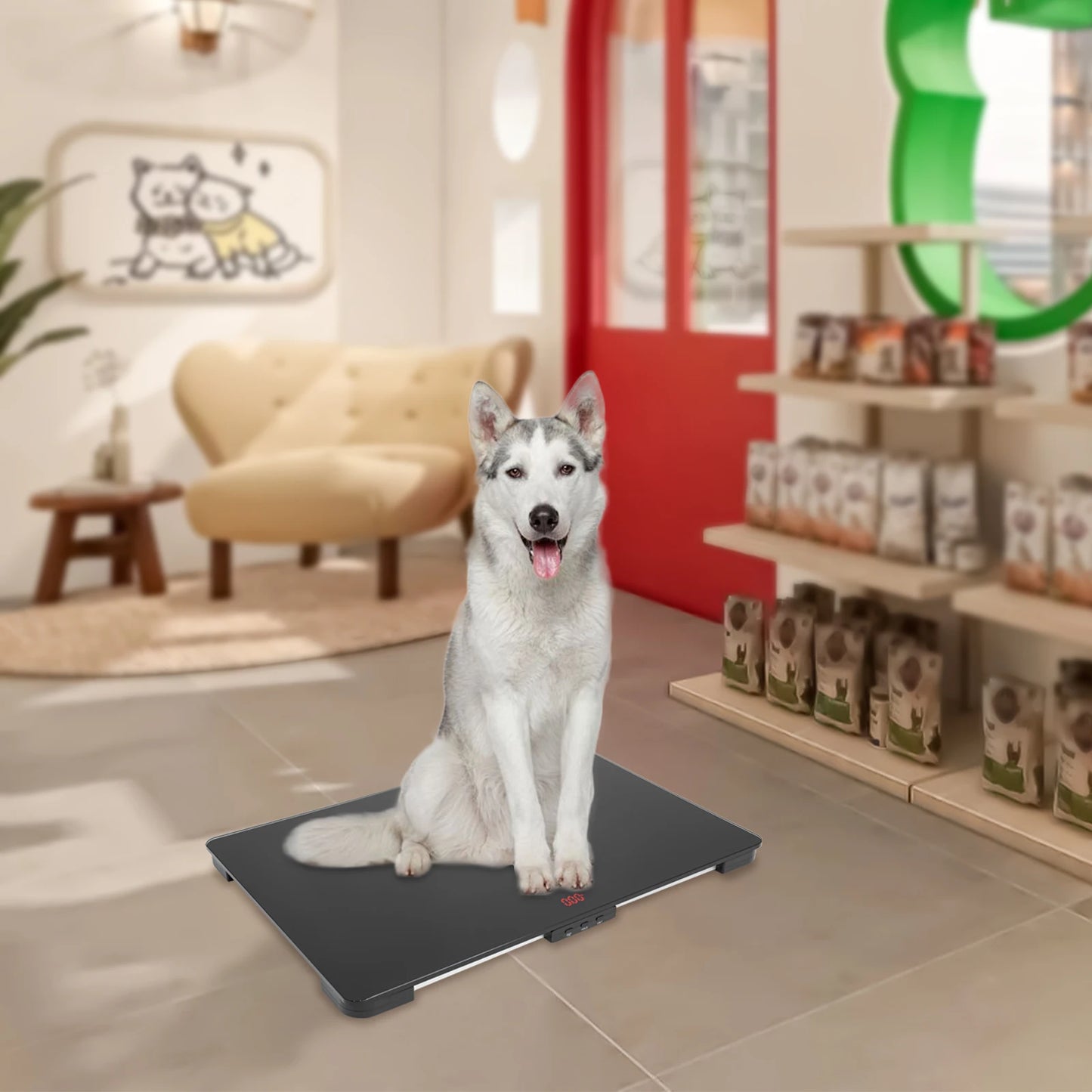 Digital Pet Scale for Dogs and Cats with LCD Display