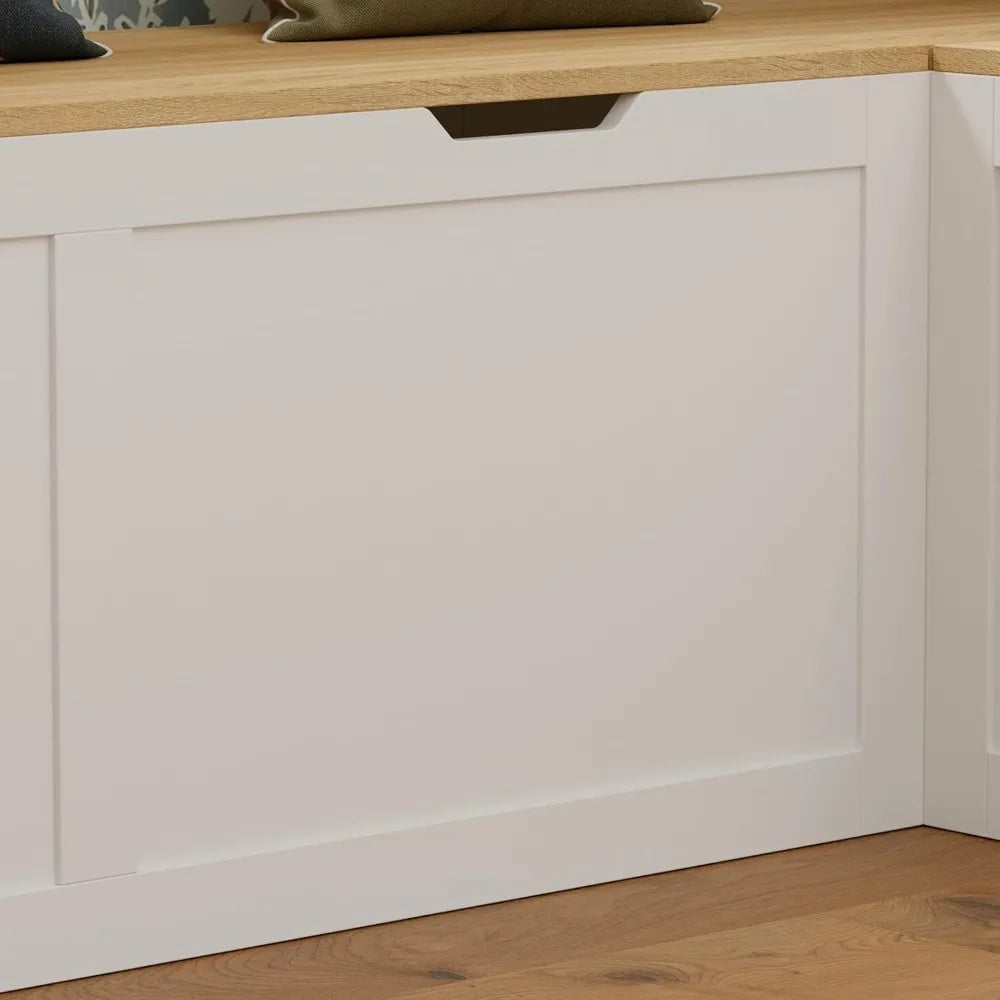 L Shape Kitchen Nook Bench With Hidden Storage Corner Dining