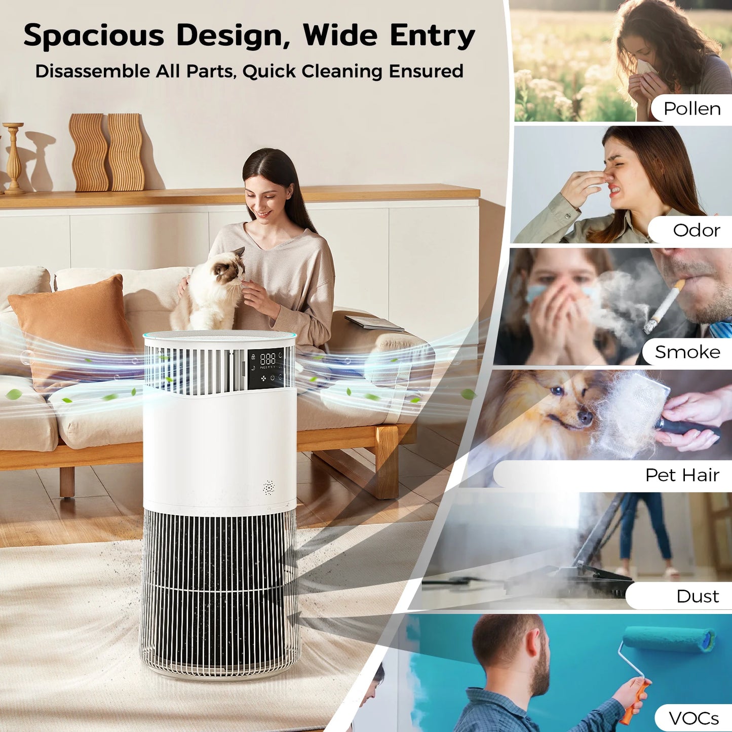 P2 Pet Allergy Air Purifier H13 Filter