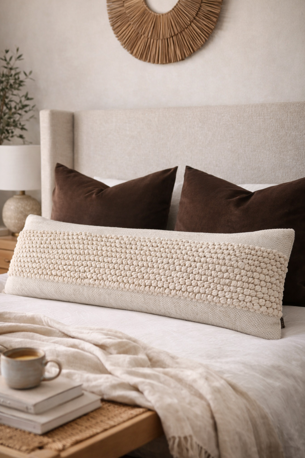 Morena Oversized Lumbar Pillow Cover Preorder For Cozy Home Decor