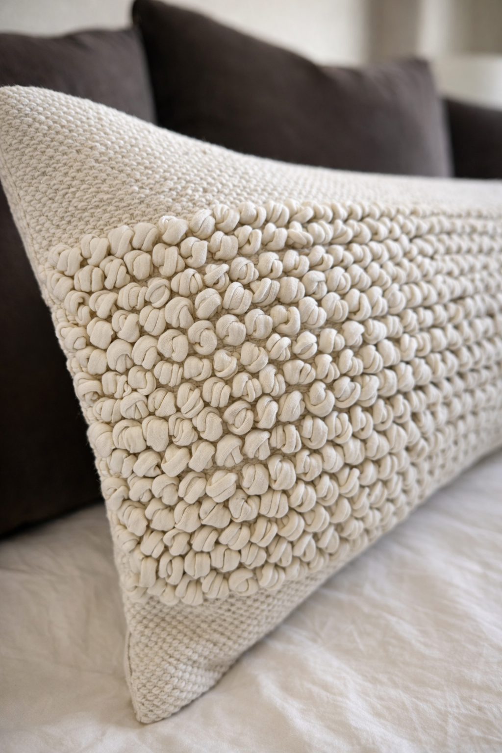 Morena Oversized Lumbar Pillow Cover Preorder For Cozy Home Decor