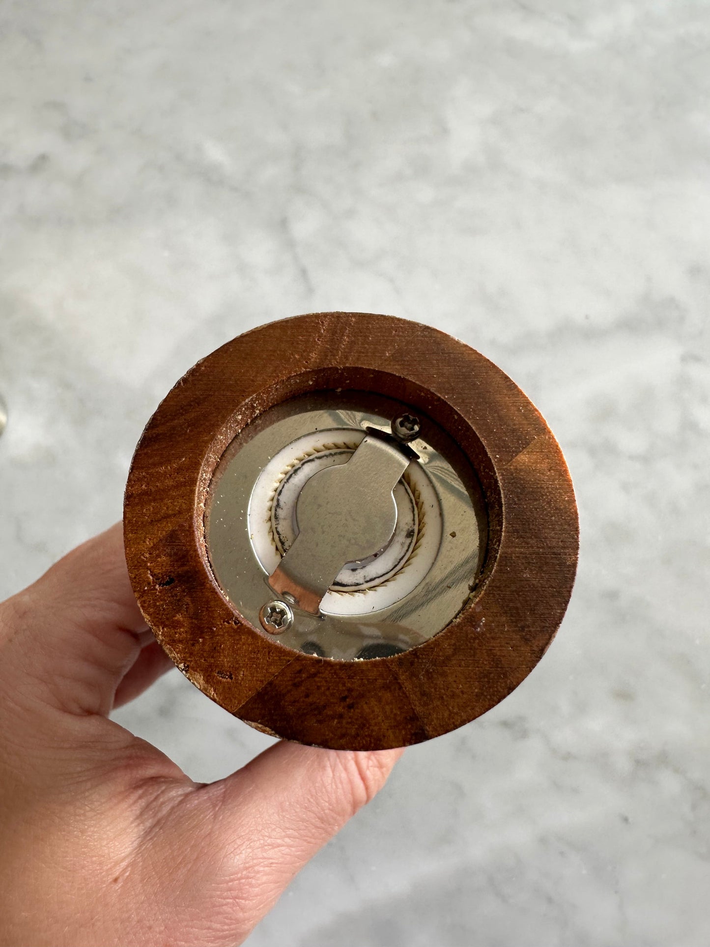 Portofino Acacia Salt And Pepper Grinders Modern Wooden Kitchen Set