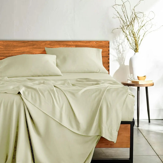LDC Lux Decor Collection Bamboo Viscose Sheet Set Organic Blend