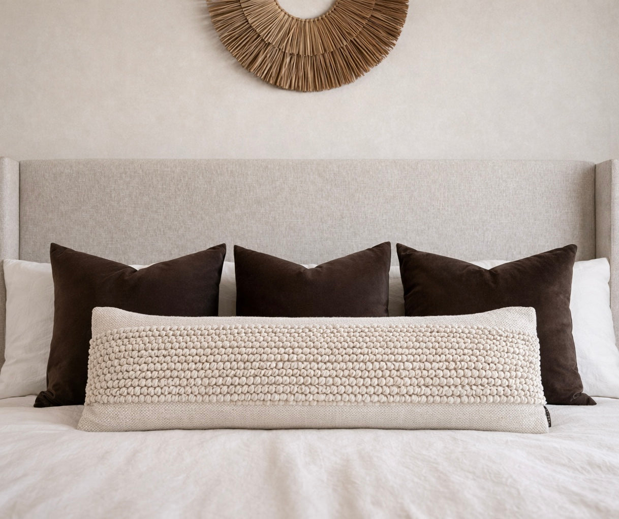 Morena Oversized Lumbar Pillow Cover Preorder For Cozy Home Decor