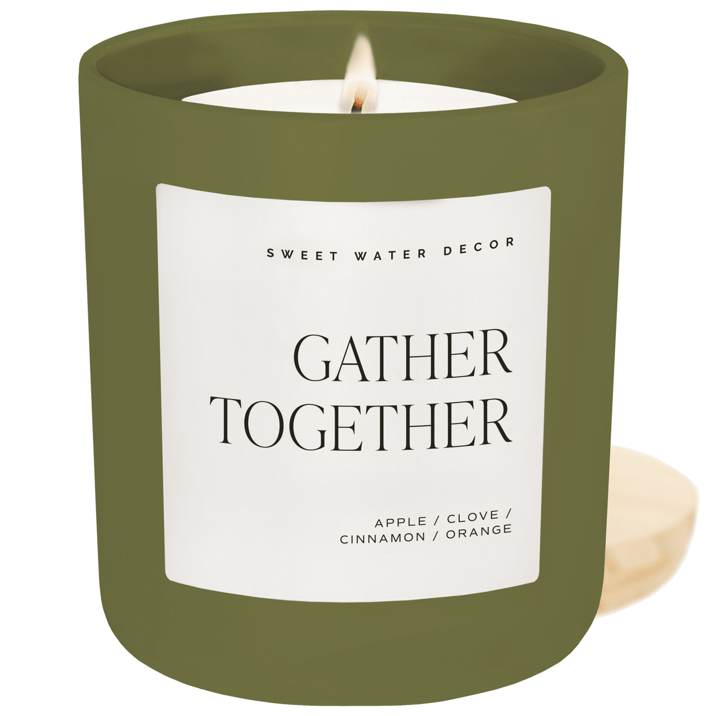 Gather Together Soy Candle - Olive Matte Jar - 15 oz