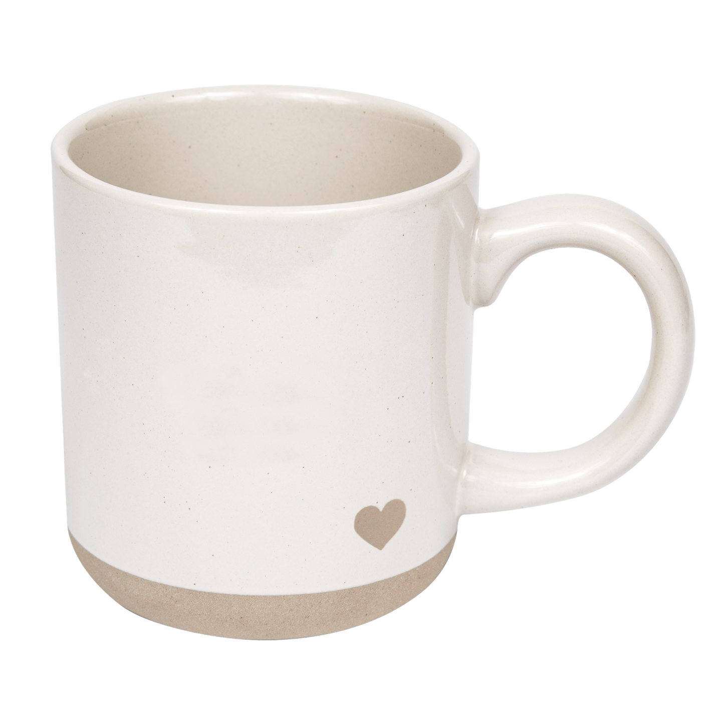 Heart 14 oz Stoneware Coffee Mug
