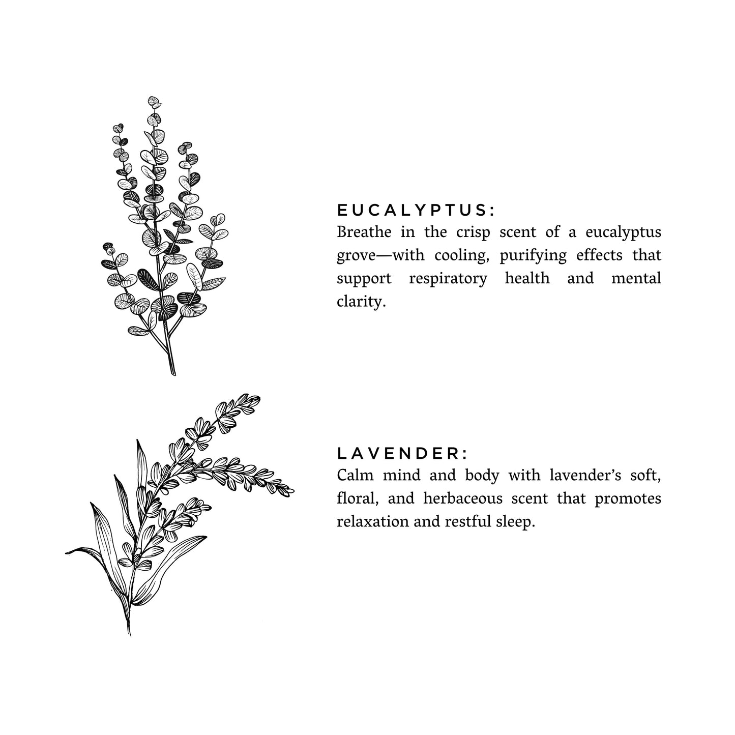 Natural Linen Spray Eucalyptus And Lavender Essential Oils