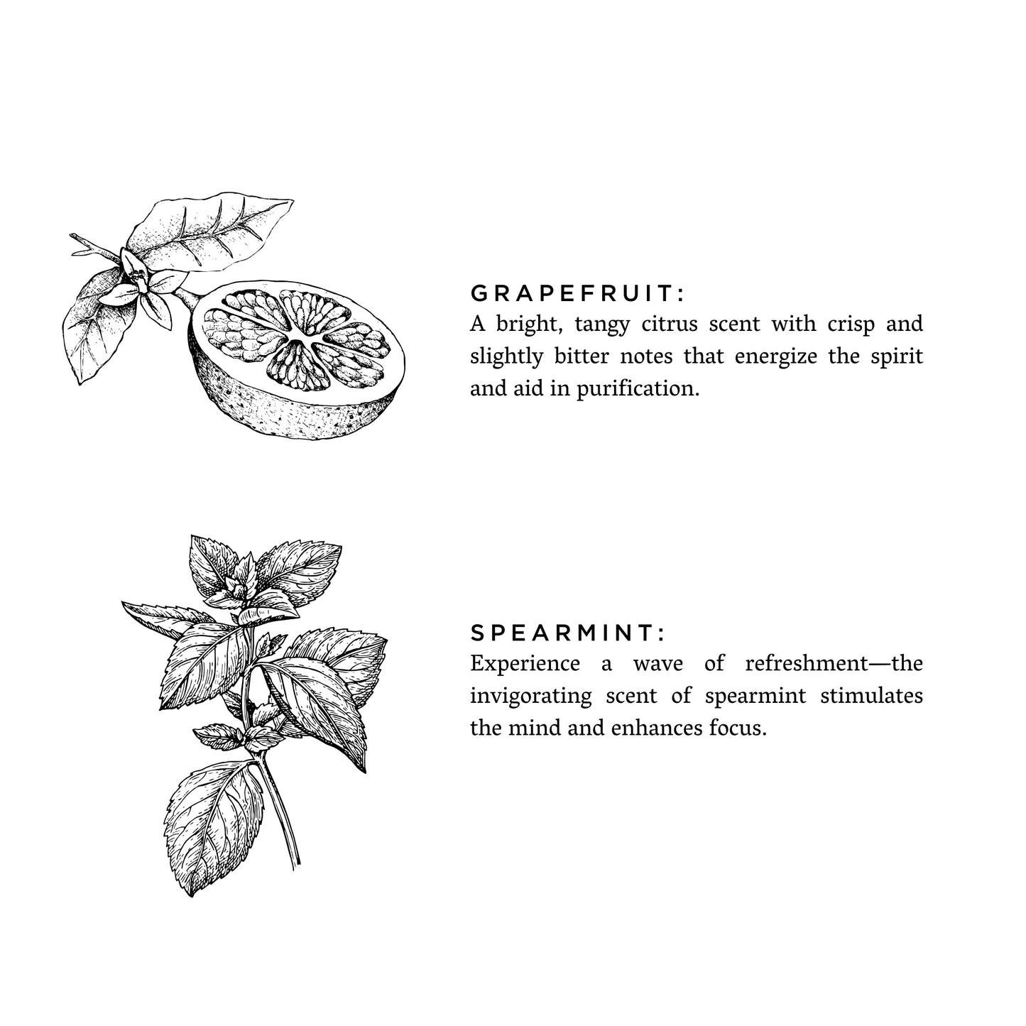 All Natural Linen Spray Grapefruit Spearmint Refreshing Home Scent