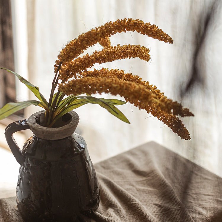 Artificial Millet Bundle Plant Handmade Realistic Decor