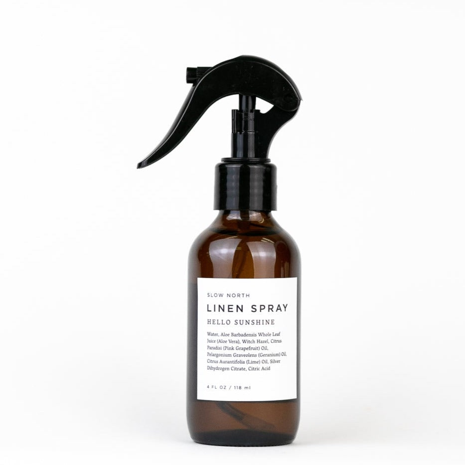 Hello Sunshine Linen Spray Natural Citrus Blend With Grapefruit Geranium Lime