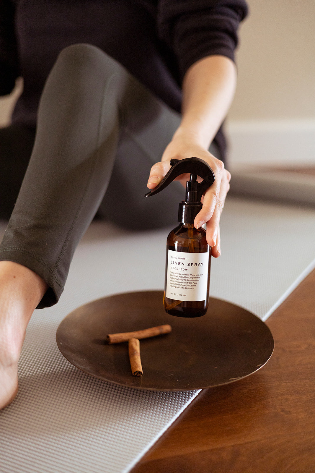 Moonglow Linen Spray With Patchouli Cinnamon Black Pepper Essential Oils