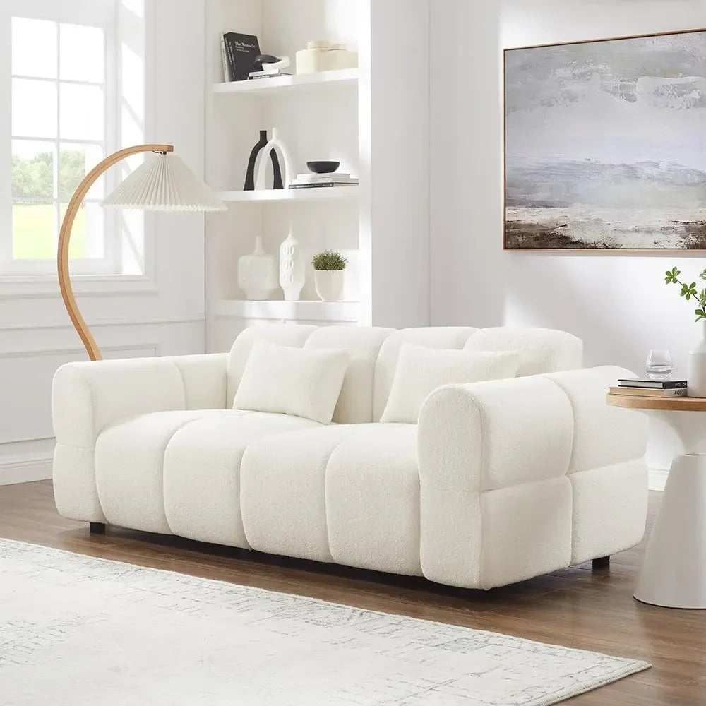 Guangbai Oversized Boucle Sofa Couch Living Room Comfort