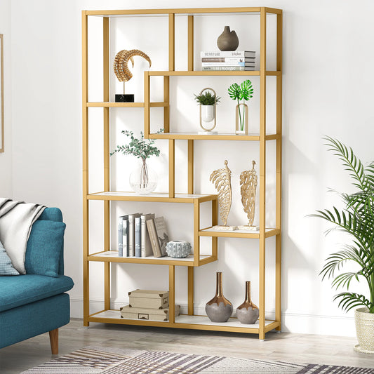 Tribesigns Modern Bookshelf Etagere Display Shelf