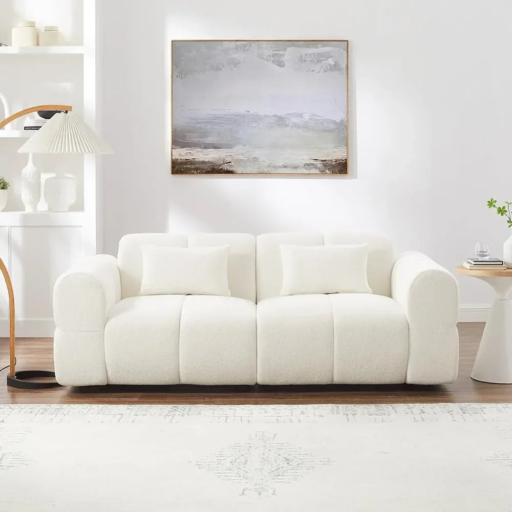 Guangbai Oversized Boucle Sofa Couch Living Room Comfort