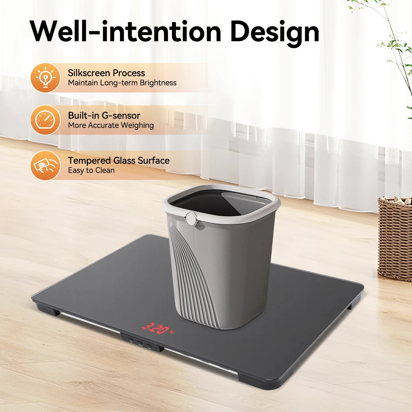 Digital Pet Scale for Dogs and Cats with LCD Display