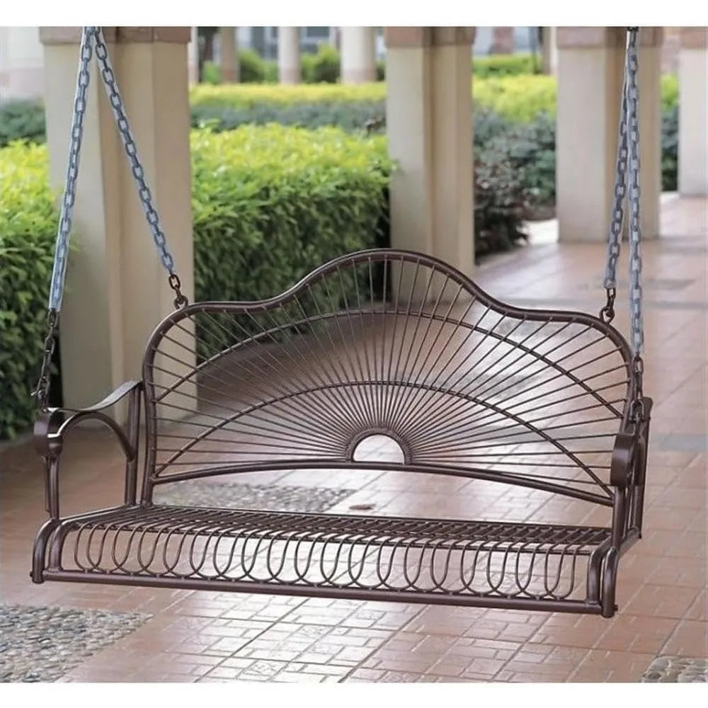 MKDK Hanging Porch Swing By International Caravan Outdoor