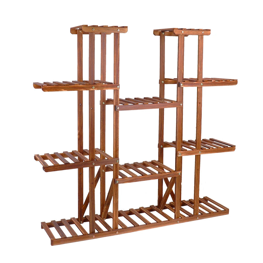 WisforFrame Wooden Plant Shelf Multi Tier Flower Pot Stand