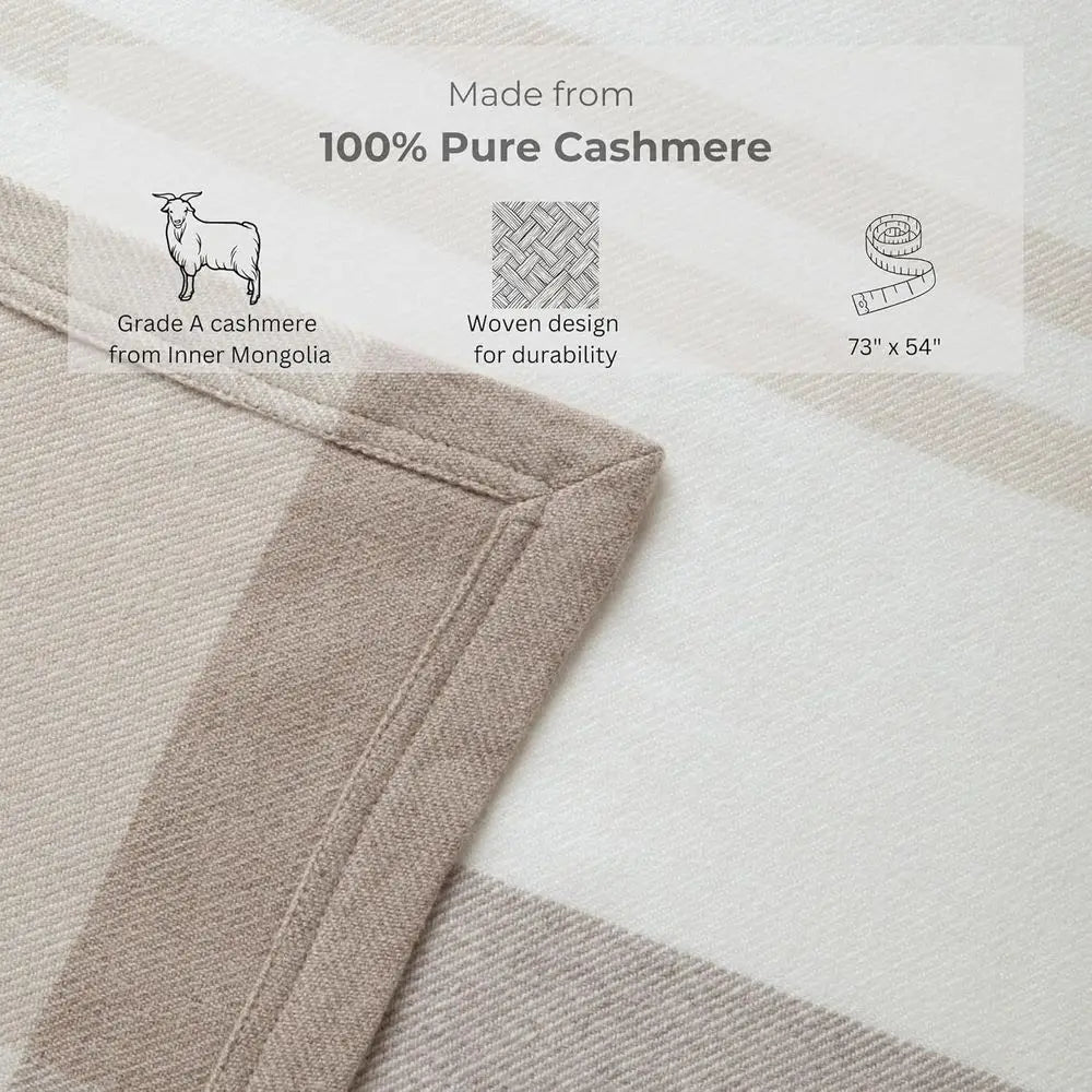 Cashmere Throw Blanket Ultra Soft For Sofa And Bed