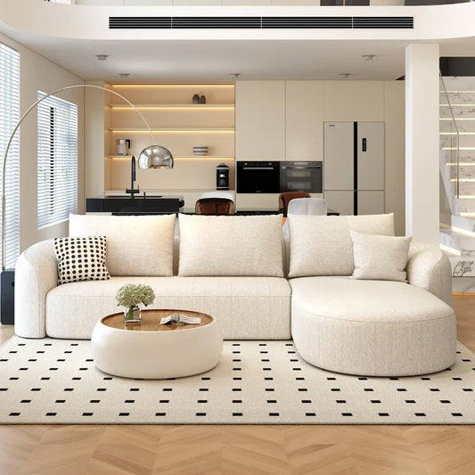 Modern Sectional Sofa L-Shape Couch For Living Room