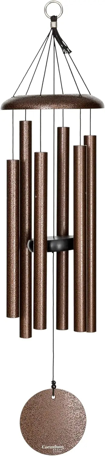 Copper Vein Wind Chime for Patio With Pentatonic Tuning