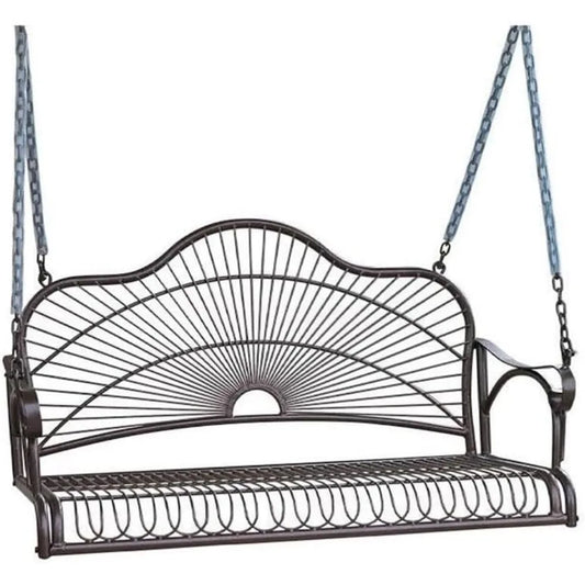 MKDK Hanging Porch Swing By International Caravan Outdoor