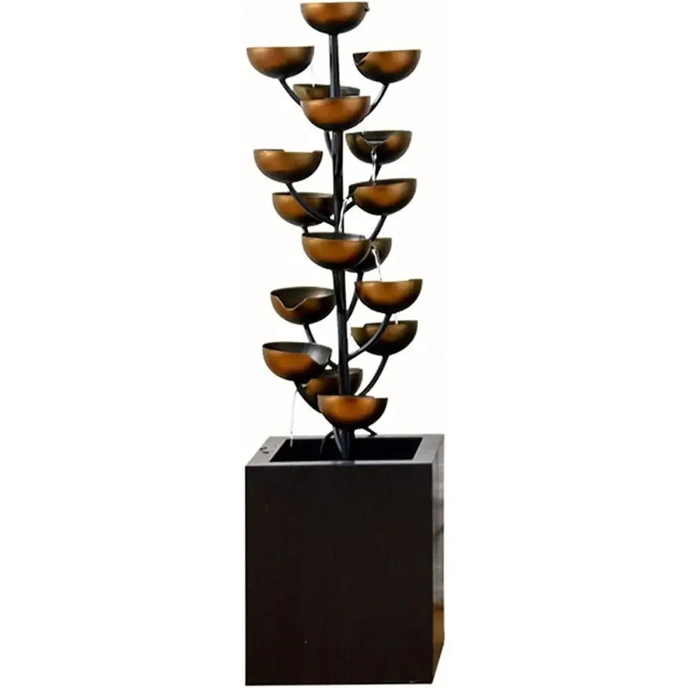 Wrought Iron Indoor Fountain Cascading Waterfall For Living Rooms