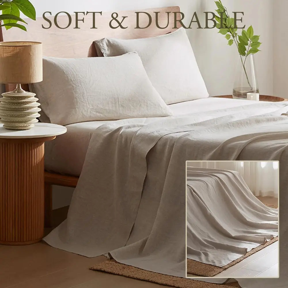 Linen Sheets Set, 100% French Linen From Normandy