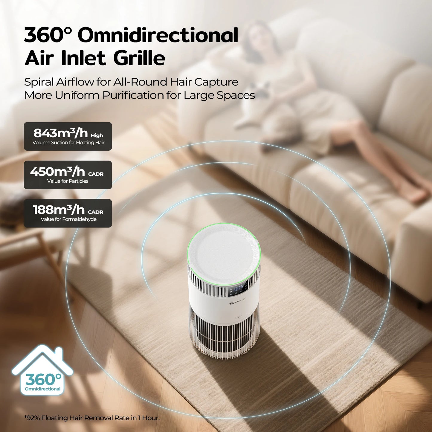 P2 Pet Allergy Air Purifier H13 Filter