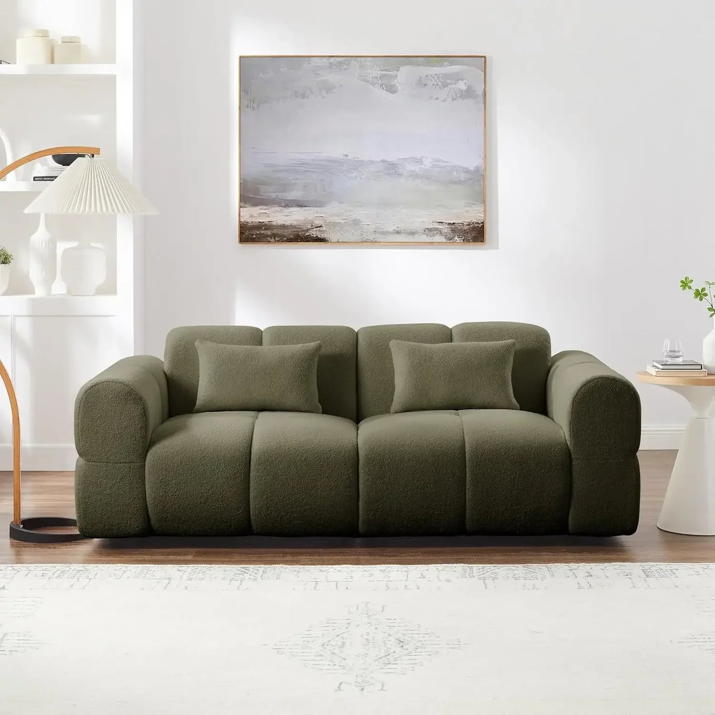 Guangbai Oversized Boucle Sofa Couch Living Room Comfort