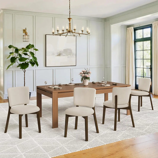Wooden Dining Chairs Set Of 4 For Modern Farmhouse Style