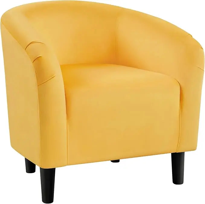 Boucle Barrel Chair With Sherpa Upholstery For Living Room