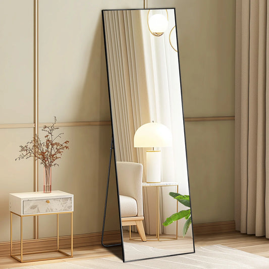 JHK Full Length Wall Mirror With Aluminum Alloy Frame