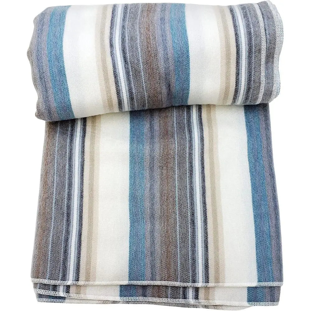 Alpaca Wool Throw Blanket Hypoallergenic Lightweight Breathable Non Itchy