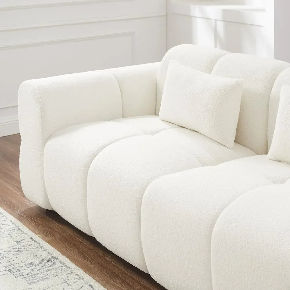 Guangbai Oversized Boucle Sofa Couch Living Room Comfort