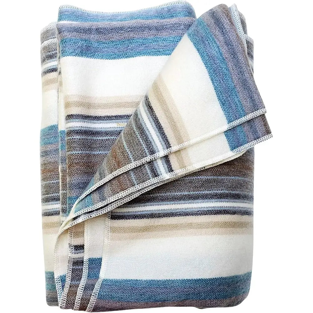 Alpaca Wool Throw Blanket Hypoallergenic Lightweight Breathable Non Itchy
