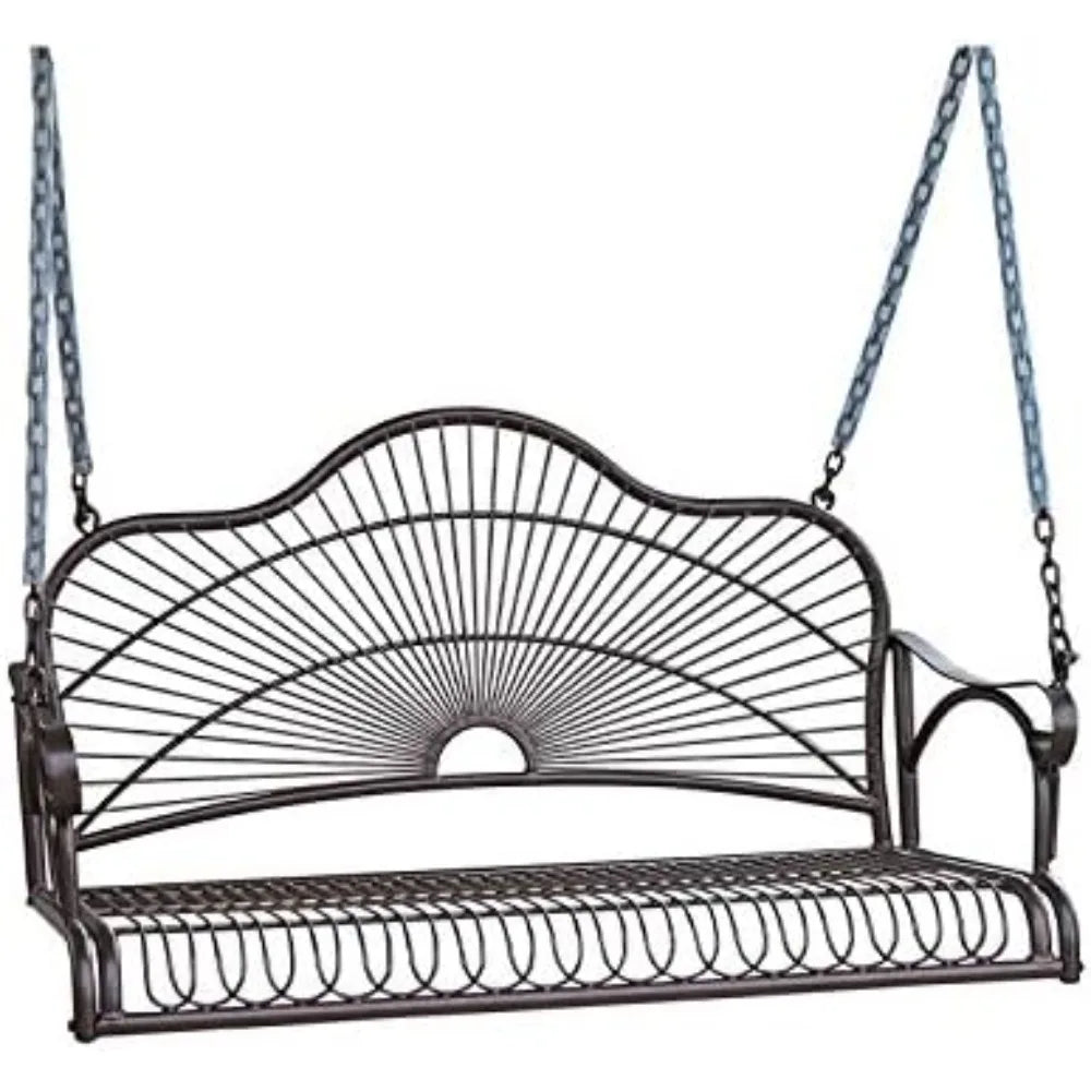 MKDK Hanging Porch Swing By International Caravan Outdoor