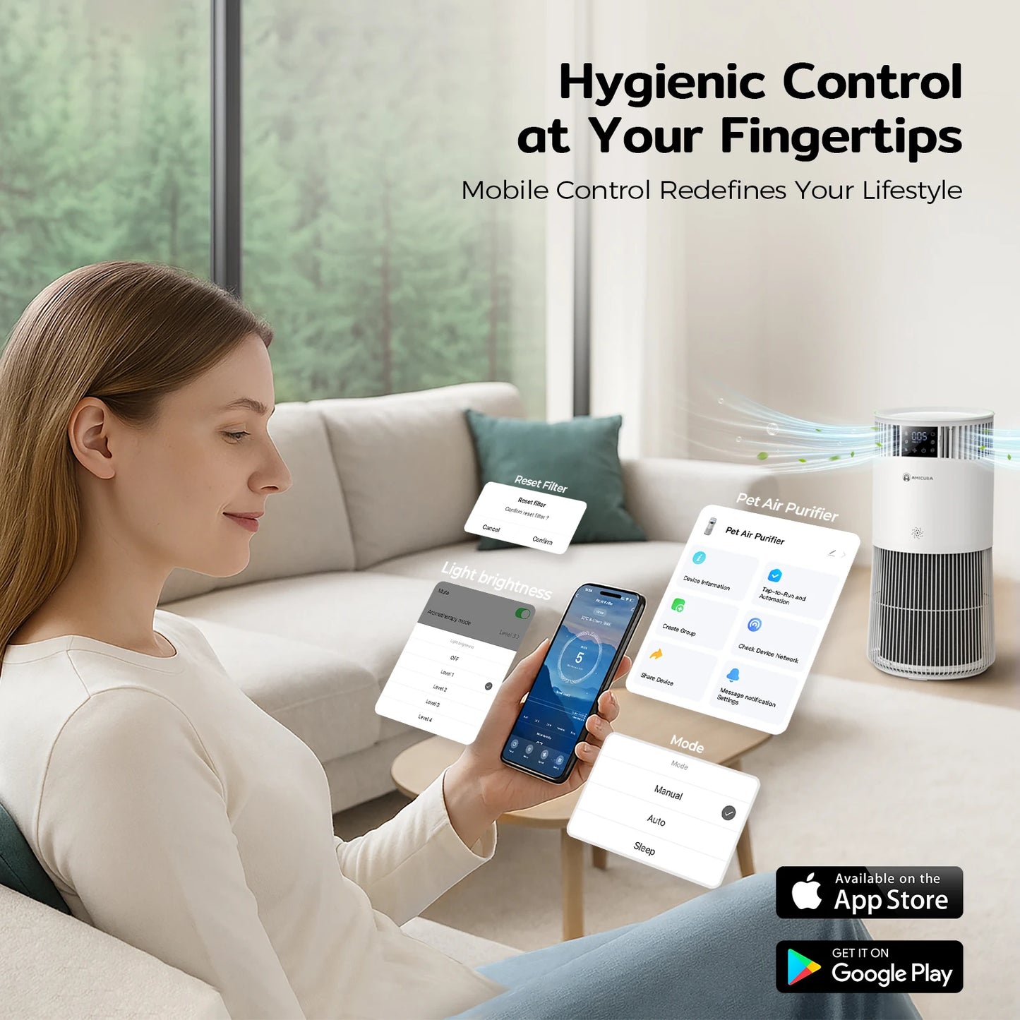 P2 Pet Allergy Air Purifier H13 Filter