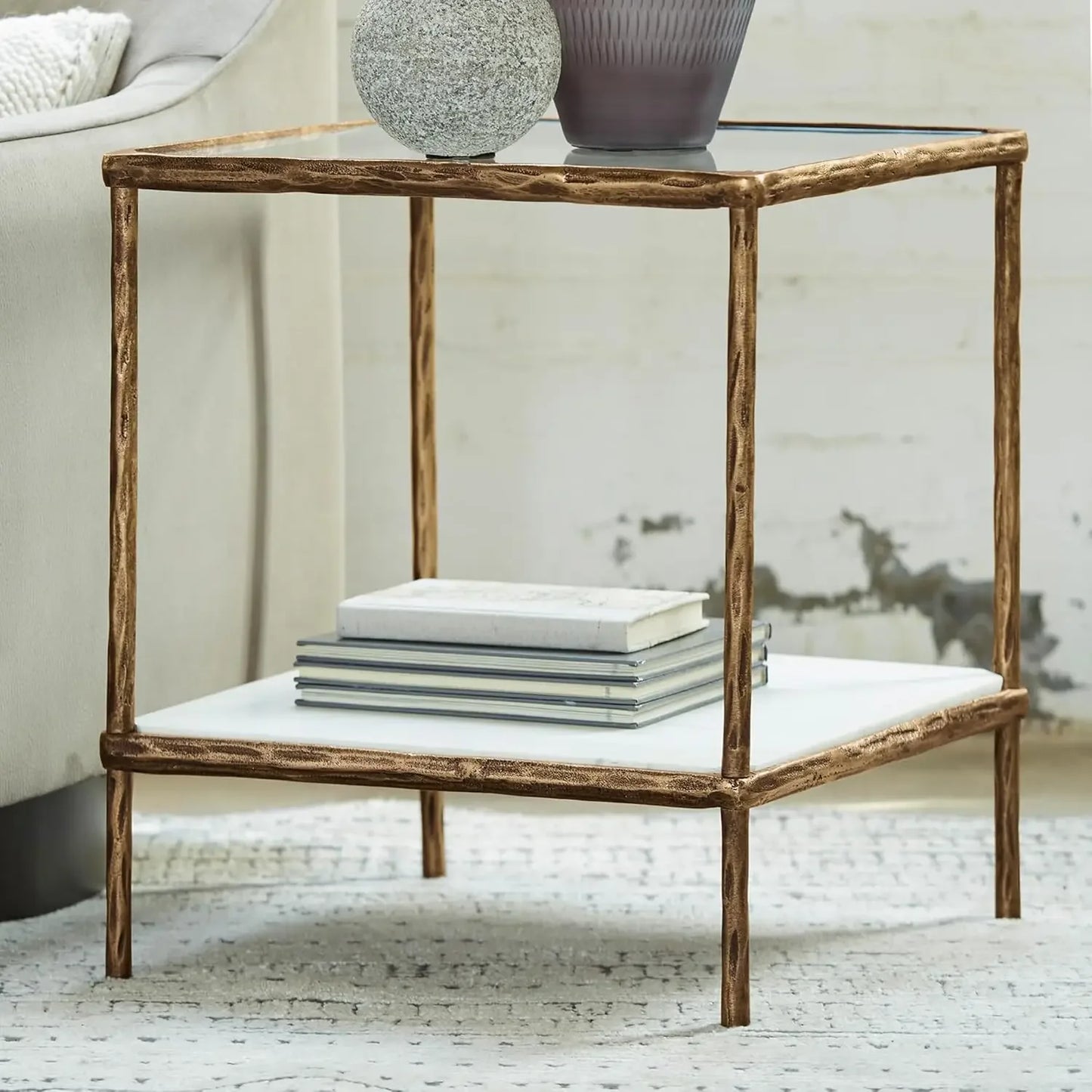 XMSJ Ryandale Contemporary Accent Table for Living Room Decor