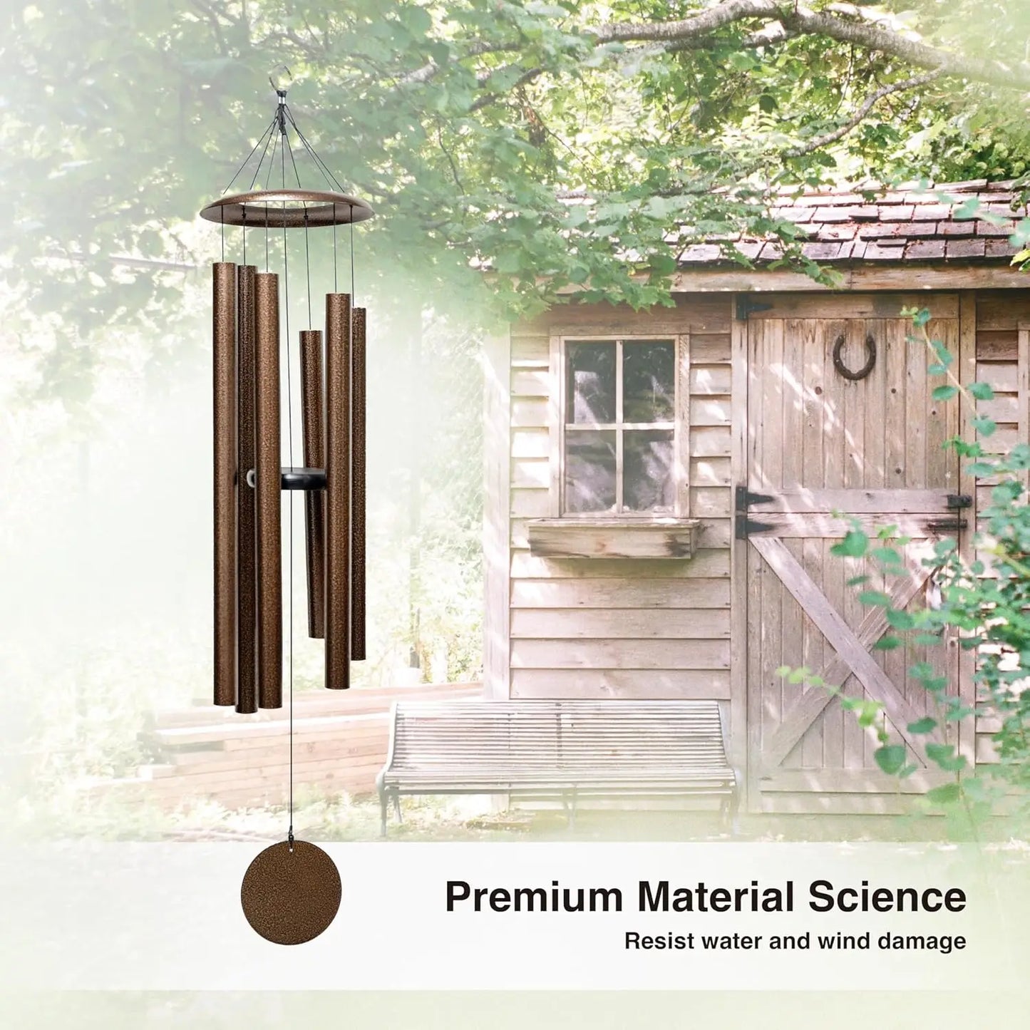 Deep Tone Wind Chimes for Outdoor Garden and Memorial