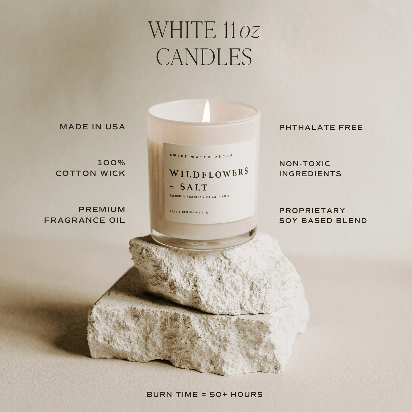 Farmhouse Soy Candle - White Jar - 11 oz