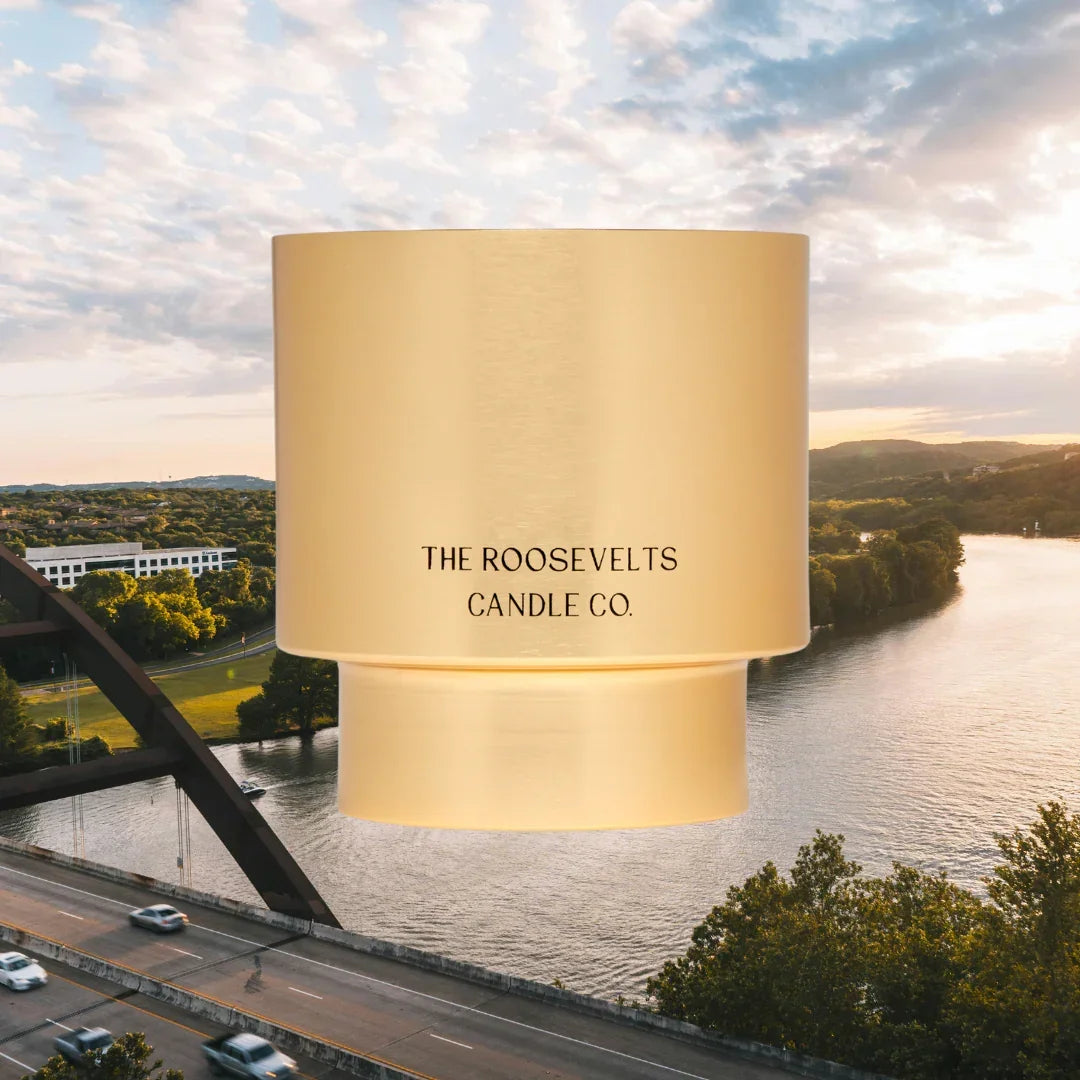 Austin Candle With Rosemary Sage Lavender And Cedarwood