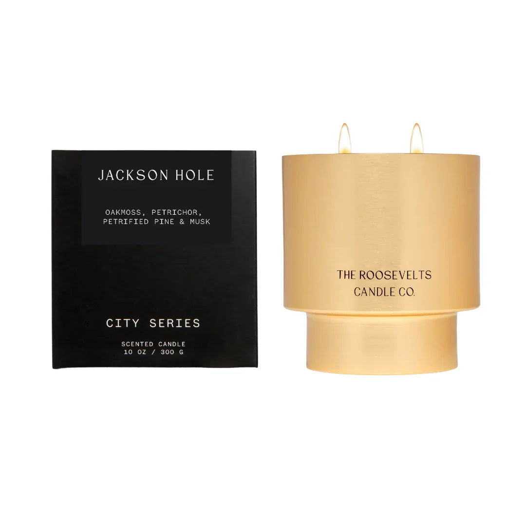 Jackson Hole Candle Petrichor Pine Leather Oakmoss Musk