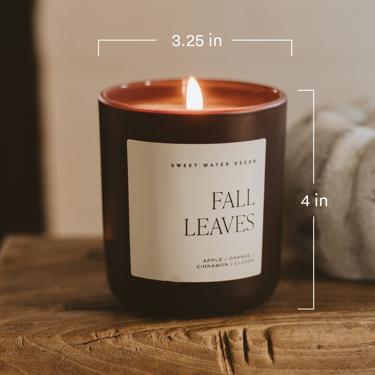 Cinnamon Rolls Soy Candle - Brown Matte Jar - 15 oz
