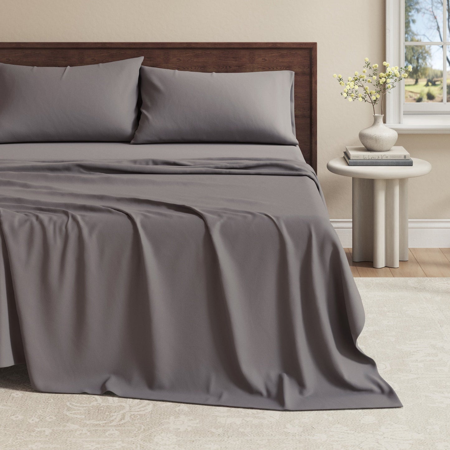 Bamboo Viscose And Cotton Jersey Knit Sheets For Breathable Comfort