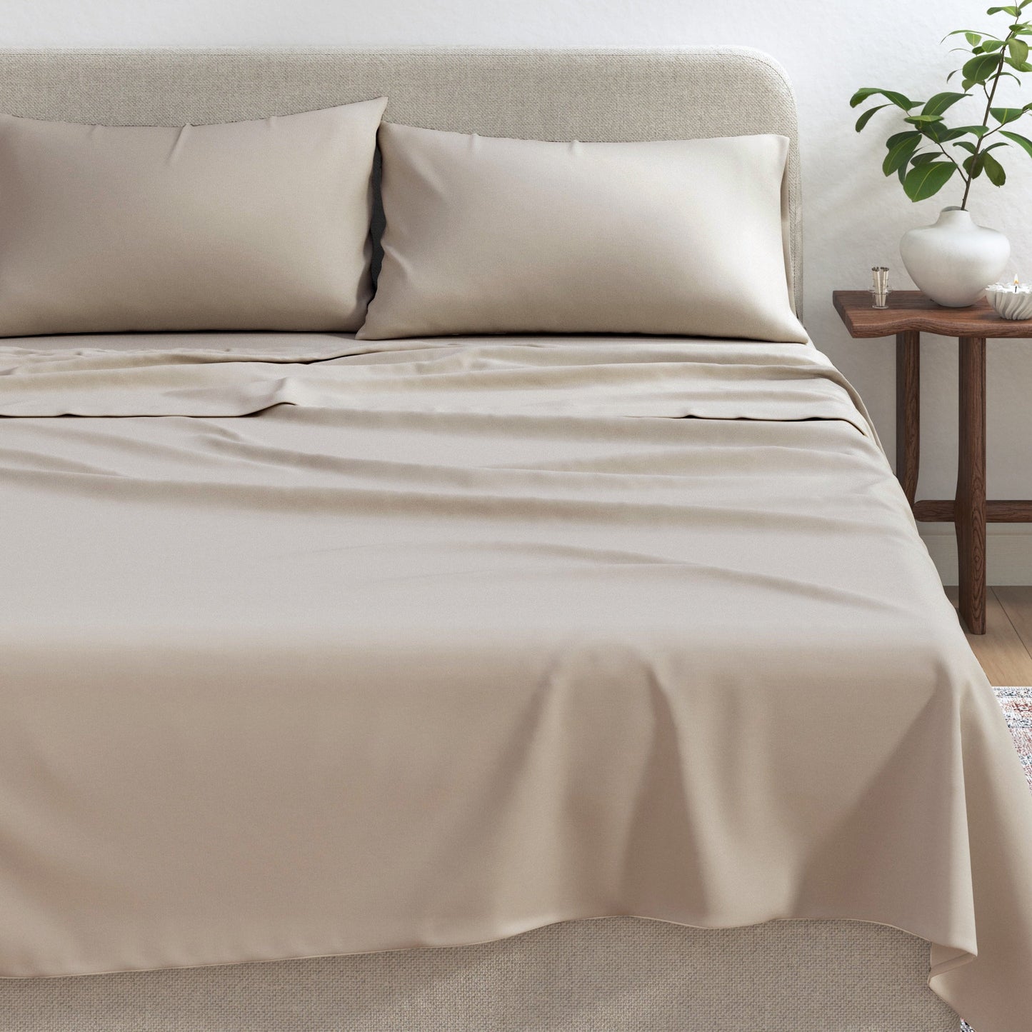 Bamboo Viscose And Cotton Jersey Knit Sheets For Breathable Comfort