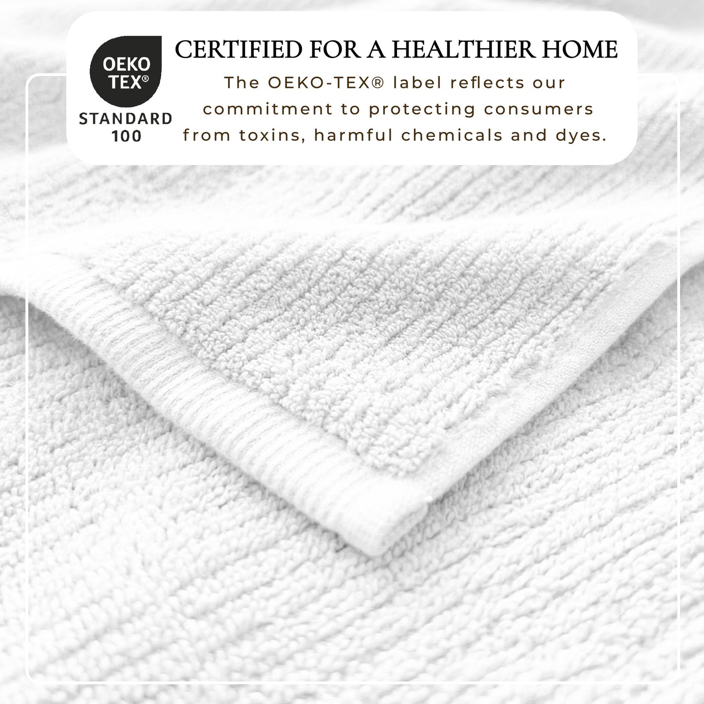 Georgiana Collection Turkish Cotton Ribbed Bath Towel Set