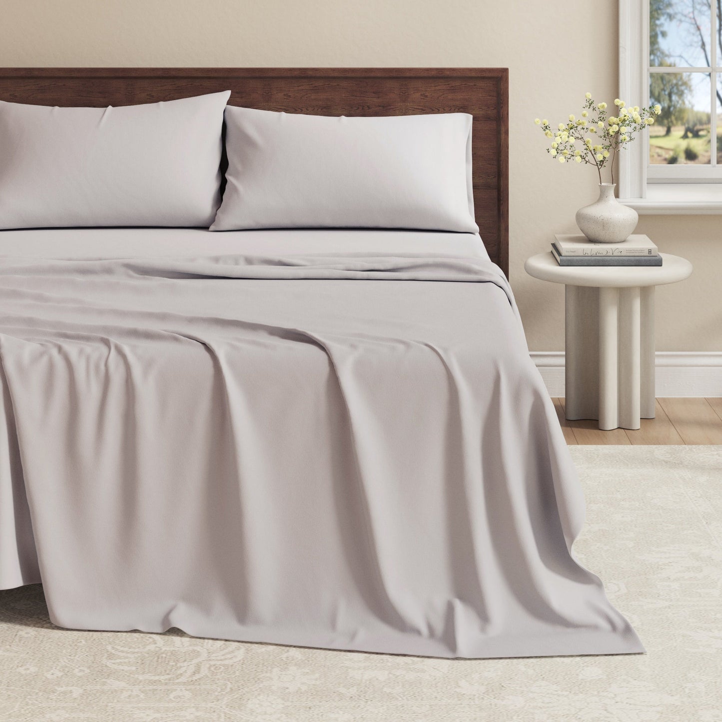 Bamboo Viscose And Cotton Jersey Knit Sheets For Breathable Comfort