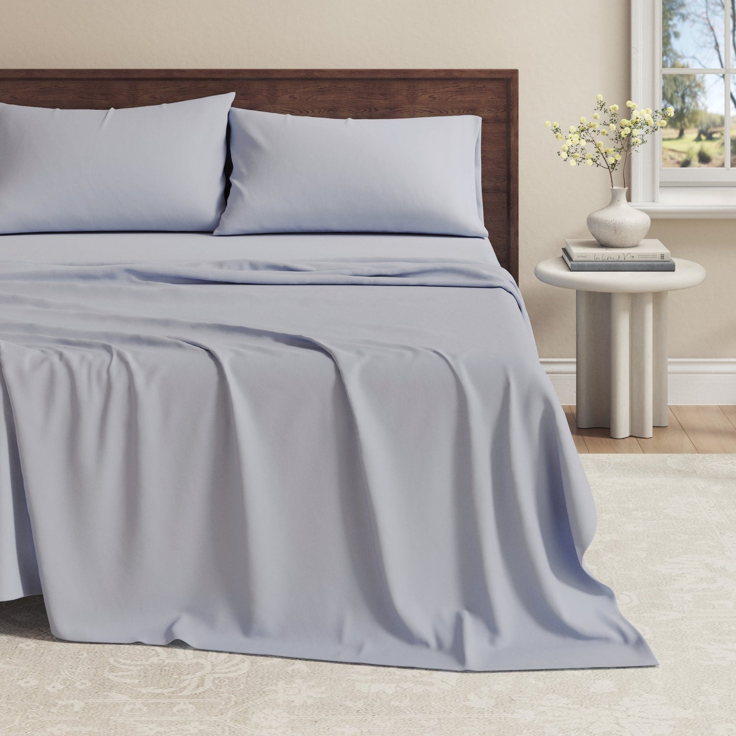 Bamboo Viscose And Cotton Jersey Knit Sheets For Breathable Comfort